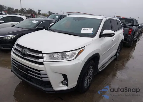 2018 Toyota Highlander Xle from USA, damaged, VIN 5TDKZRFH0JS282686